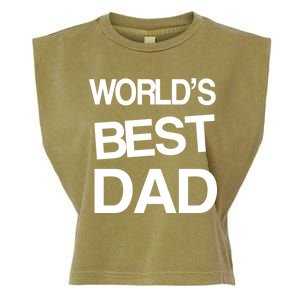 World's Best Dad Garment-Dyed Women's Muscle Tee