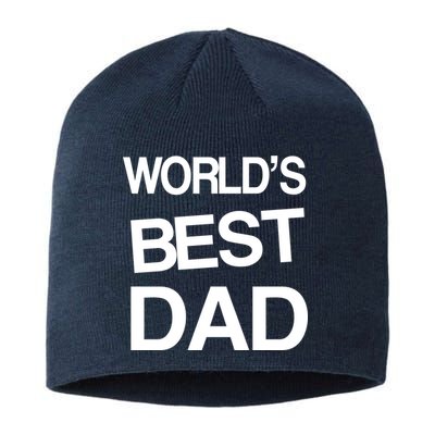 World's Best Dad Sustainable Beanie