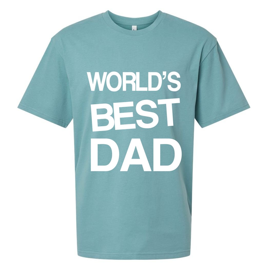 World's Best Dad Sueded Cloud Jersey T-Shirt