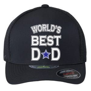 World's Best Dad Dallas Football Flexfit Unipanel Trucker Cap