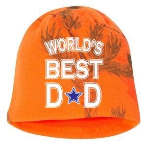 World's Best Dad Dallas Football Kati - Camo Knit Beanie