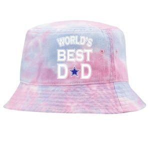 World's Best Dad Dallas Football Tie-Dyed Bucket Hat