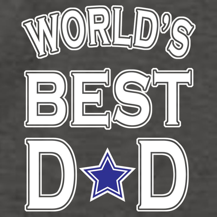 World's Best Dad Dallas Football Vector Backpack
