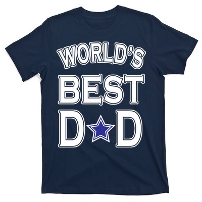 World's Best Dad Dallas Football T-Shirt