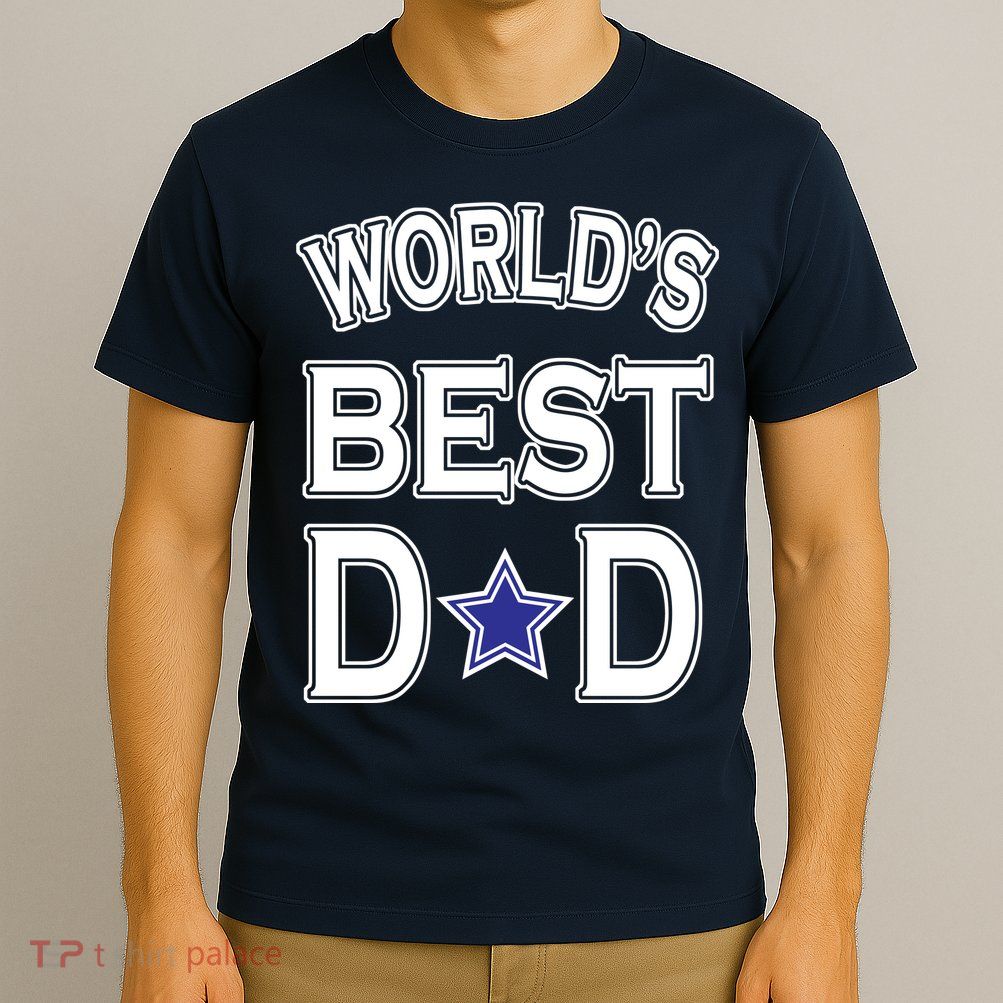 World's Best Dad Dallas Football T-Shirt