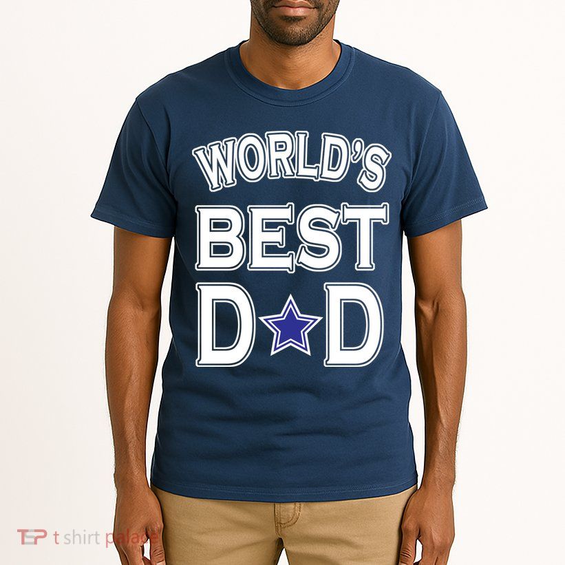 World's Best Dad Dallas Football Tall T-Shirt