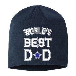 World's Best Dad Dallas Football Sustainable Beanie