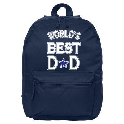 World's Best Dad Dallas Football 16 in Basic Backpack