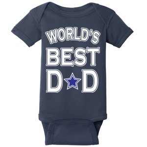 World's Best Dad Dallas Football Baby Bodysuit