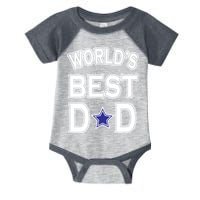 World's Best Dad Dallas Football Infant Baby Jersey Bodysuit