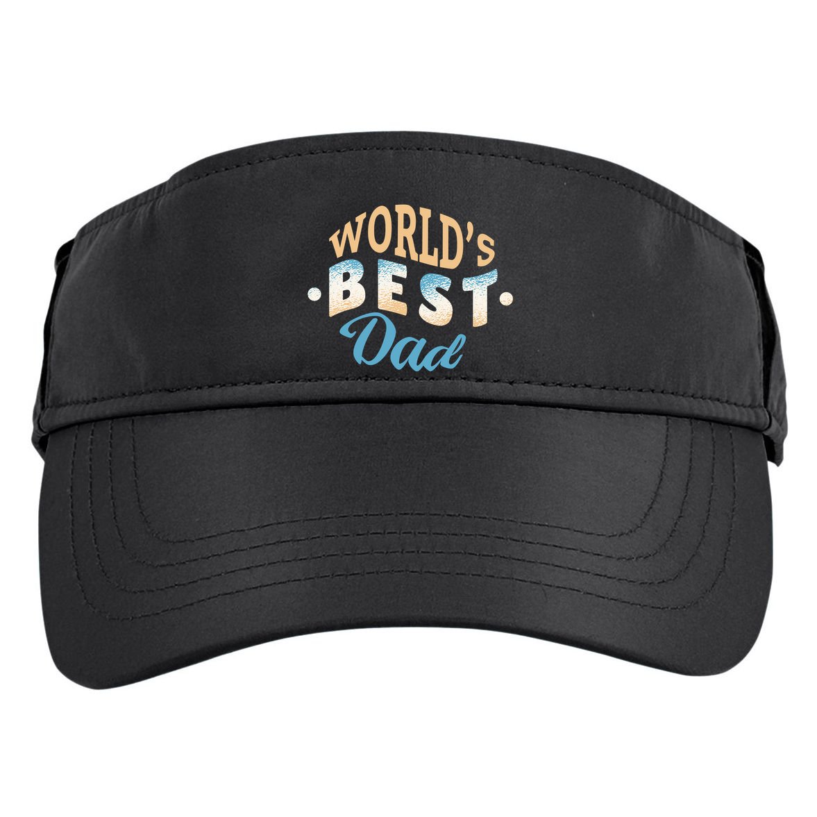 World's Best Dad Wave Adult Drive Performance Visor