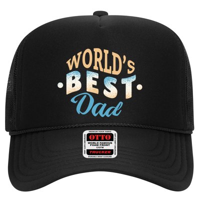 World's Best Dad Wave Trucker Hat