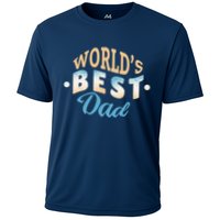 World's Best Dad Wave Cooling Performance Crew T-Shirt