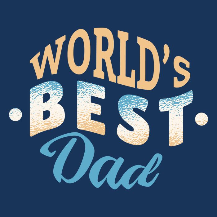 World's Best Dad Wave Sweatshirt
