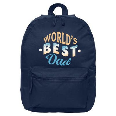 World's Best Dad Wave 16 in Basic Backpack