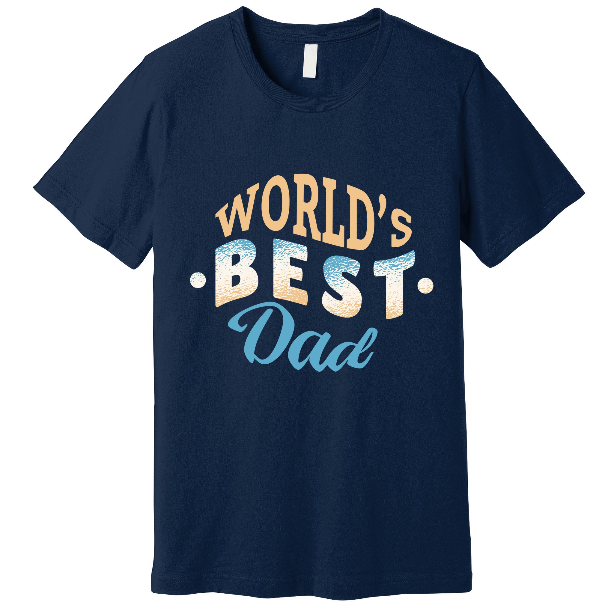 World's Best Dad Wave Premium T-Shirt