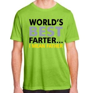 World's Best Farter I Mean Father Adult ChromaSoft Performance T-Shirt