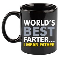 World's Best Farter I Mean Father 11oz C Handle Ceramic Mug