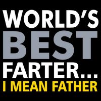 World's Best Farter I Mean Father Drawstring Bag