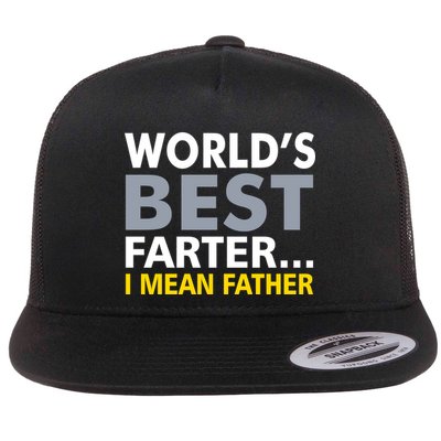World's Best Farter I Mean Father Flatbill Hat