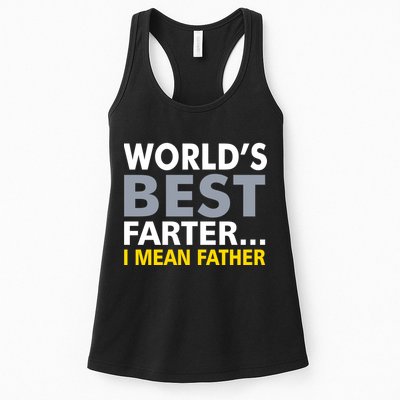 World's Best Farter I Mean Father Womens Tank Top