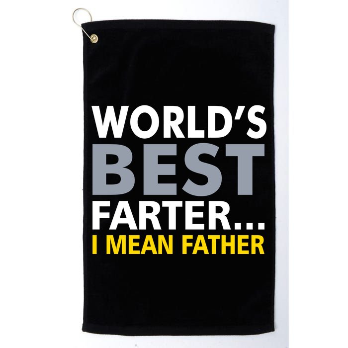 World's Best Farter I Mean Father Golf Towel