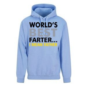 World's Best Farter I Mean Father Unisex Surf Hoodie