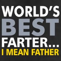 World's Best Farter I Mean Father Funny Dad Adult Drive Performance Visor