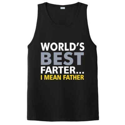World's Best Farter I Mean Father Funny Dad PosiCharge Competitor Tank