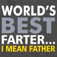 World's Best Farter I Mean Father Funny Dad Vector Backpack