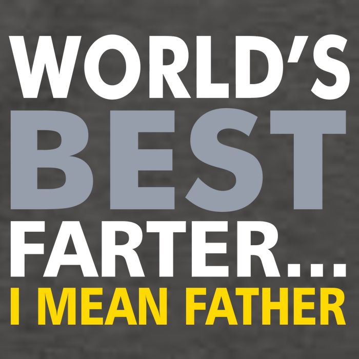 World's Best Farter I Mean Father Funny Dad Vector Backpack