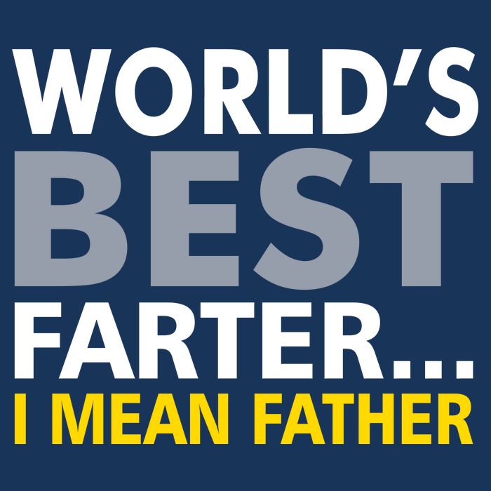 World's Best Farter I Mean Father Funny Dad USA-Made Doggie Bandana