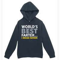 World's Best Farter I Mean Father Funny Dad Urban Pullover Hoodie