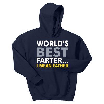 World's Best Farter I Mean Father Funny Dad Kids Hoodie