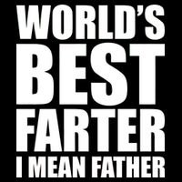 World's Best Farter I Mean Father Funny Dad Logo Cooling Performance Crew T-Shirt