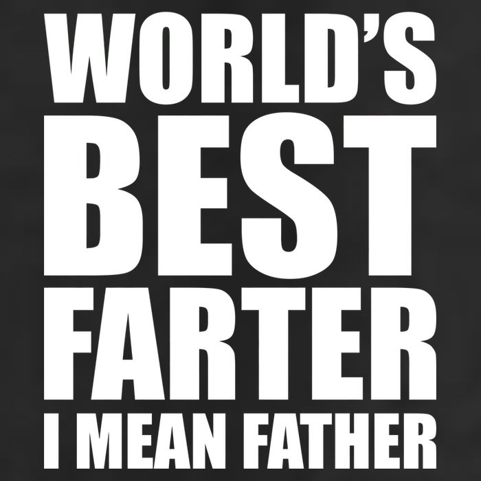 World's Best Farter I Mean Father Funny Dad Logo Adult Drive Performance Visor