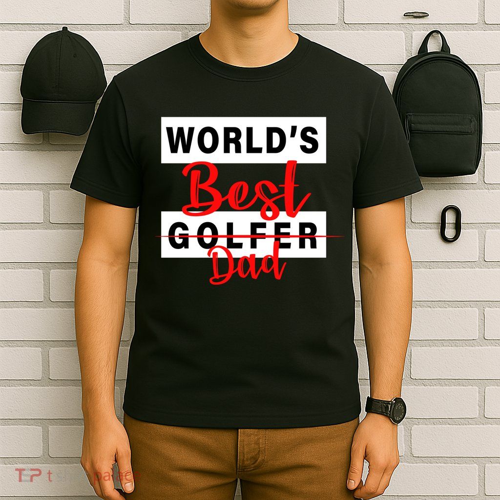 World's Best Golfer Dad T-Shirt