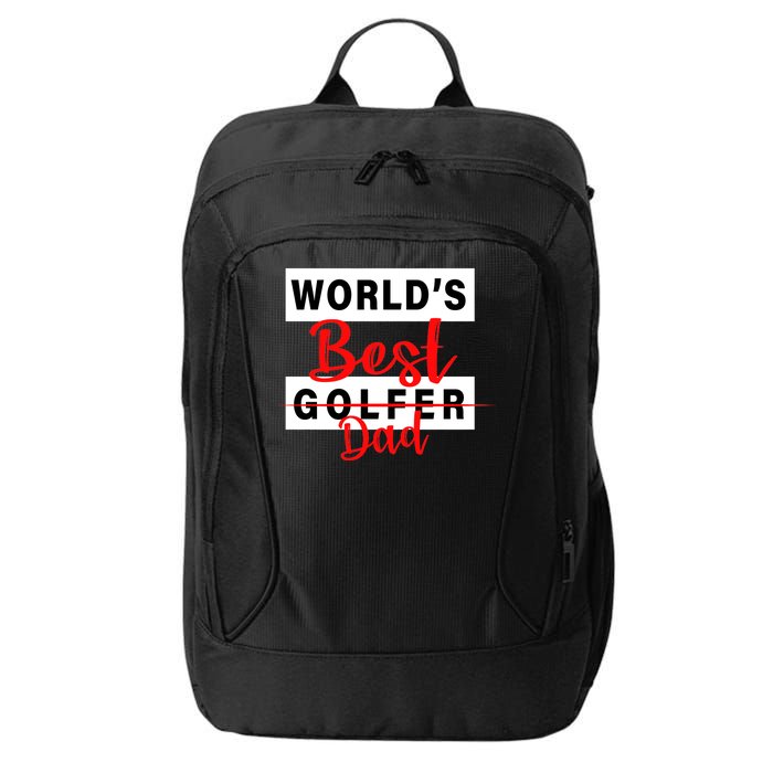 World's Best Golfer Dad City Backpack