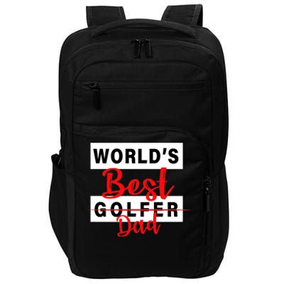 World's Best Golfer Dad Impact Tech Backpack