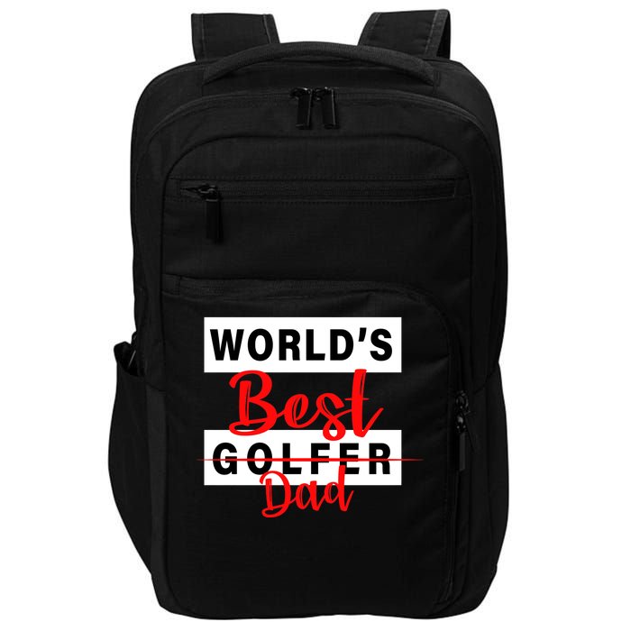 World's Best Golfer Dad Impact Tech Backpack