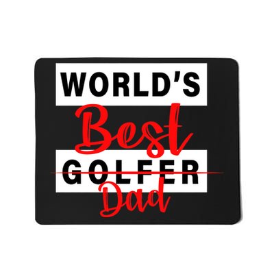 World's Best Golfer Dad Mousepad