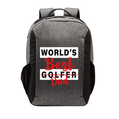 World's Best Golfer Dad Vector Backpack