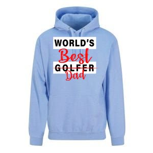 World's Best Golfer Dad Unisex Surf Hoodie