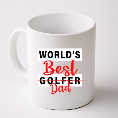 World's Best Golfer Dad Coffee Mug