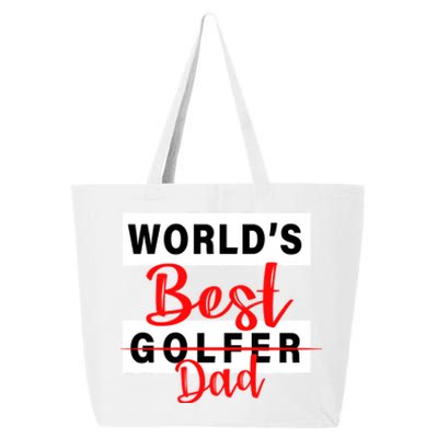 World's Best Golfer Dad 25L Jumbo Tote