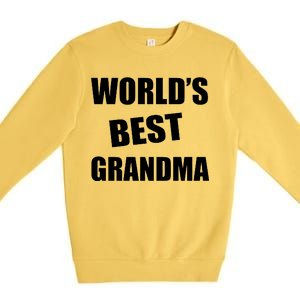 World's Best Grandma Premium Crewneck Sweatshirt