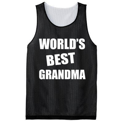 World's Best Grandma Mesh Reversible Basketball Jersey Tank