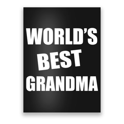 World's Best Grandma Poster