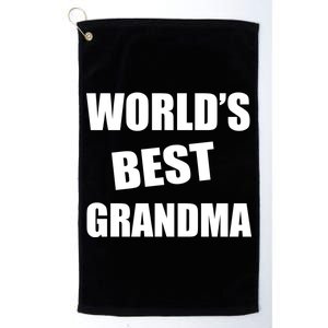 World's Best Grandma Platinum Collection Golf Towel