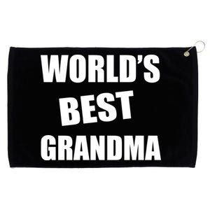 World's Best Grandma Grommeted Golf Towel